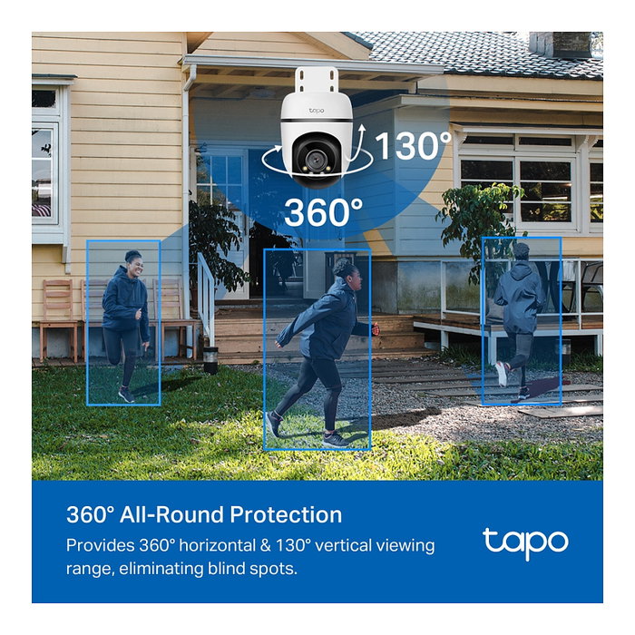 TP-Link Tapo TC41 Cámara de seguridad IP 2K con visión 360° TP-Link Tapo TC41 Cámara de seguridad IP 2K con visión 360°