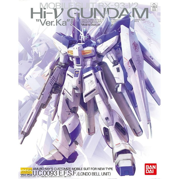 BANDAI HOBBY Maqueta MG 1/100 Hi-Nu Gundam RX-93-v2 Ver. Ka