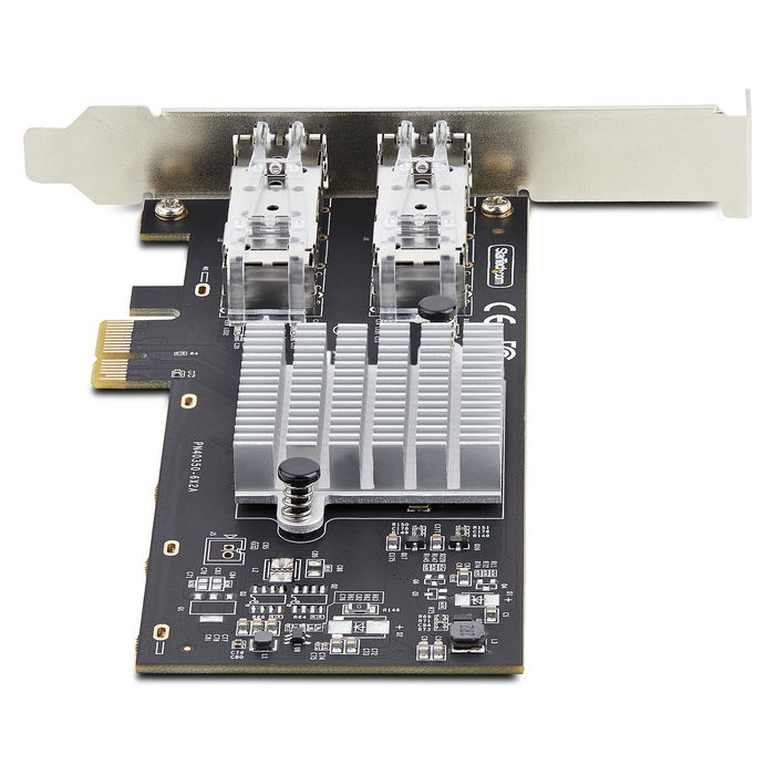 StarTech PCIe Tarjeta de Red Fibra Óptica/Cobre Ethernet 2 Puertos SFP Intel I350-AM2 - NIC Gigabit Interna