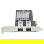 StarTech PCIe Tarjeta de Red Fibra Óptica/Cobre Ethernet 2 Puertos SFP Intel I350-AM2 - NIC Gigabit Interna