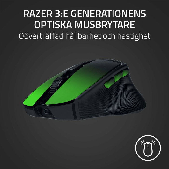 Razer Basilisk Mobile Ratón Gaming Inalámbrico Negro, Amarillo Razer Basilisk Mobile Ratón Gaming Inalámbrico Negro, Amarillo