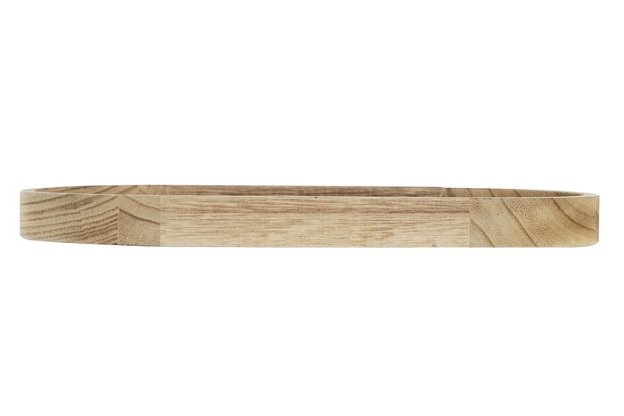 Bandeja Decoracion Balines DKD Home Decor Natural 15 x 2.5 x 30 cm (4 Unidades)