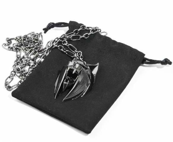 DEVplus Medallón Lynx de The Witcher con Licencia Oficial con Cadena de 75 cm