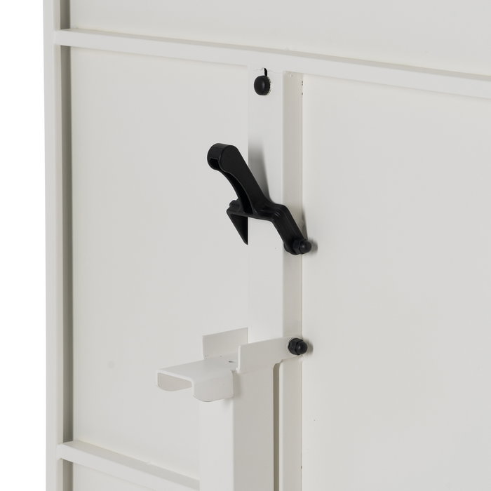 Mesa Auxiliar Plegable Blanco Acero 70 X 70 X 74 cm