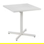 Mesa Auxiliar Plegable Blanco Acero 70 X 70 X 74 cm