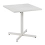 Ixia Mesa Auxiliar Plegable Blanco Acero 70 x 70 x 74 cm