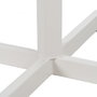 Ixia Mesa Auxiliar Plegable Blanco Acero 70 x 70 x 74 cm