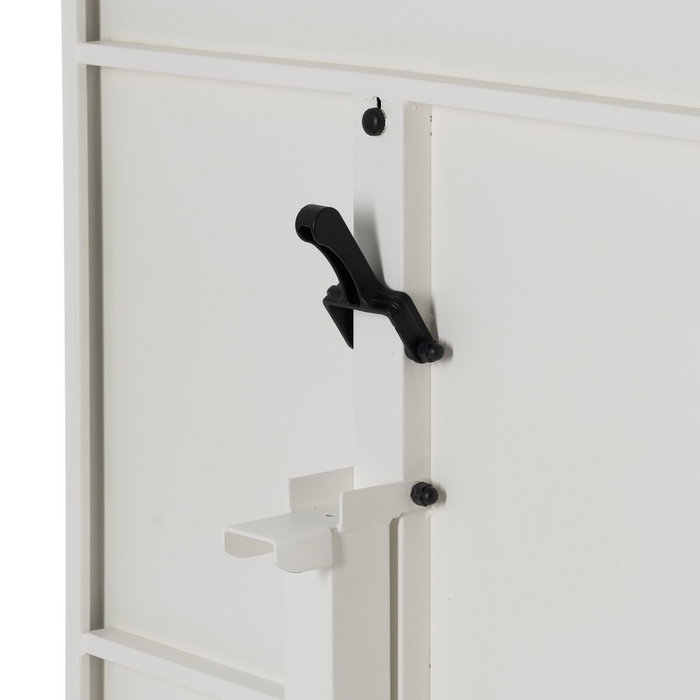 Ixia Mesa Auxiliar Plegable Blanco Acero 70 x 70 x 74 cm