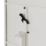 Ixia Mesa Auxiliar Plegable Blanco Acero 70 x 70 x 74 cm
