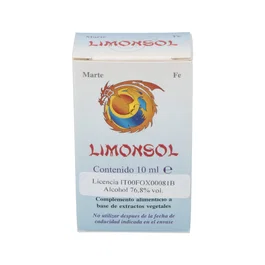 HERBOPLANET Limonsol Gotas 10 ml - Aceites Esenciales de Canela y Limón - Complemento para Anemia, Inapetencia, Debilidad - 3-5 gotas 3 veces al día