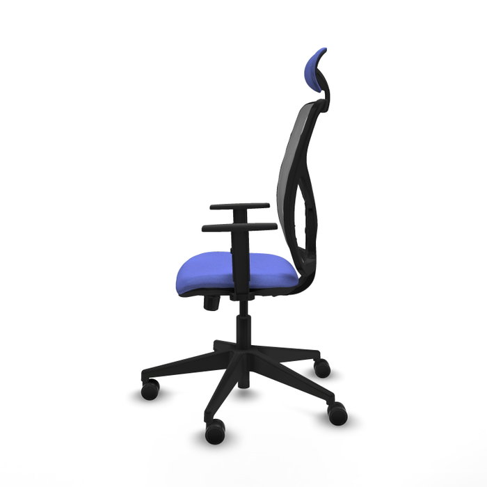 PIQUERAS Y CRESPO Silla de oficina Motilla Sincro/Traslack Azul claro/Gris