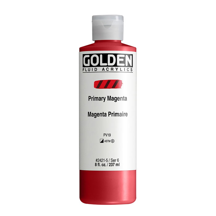Golden Fluid Colores Acrílicos Magenta Primario 237 ml Golden Fluid Colores Acrílicos Magenta Primario 237 ml