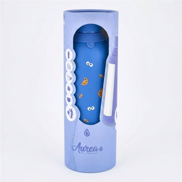 AUREA Botella térmica Cookie Beast interior cerámico 500ml azul profundo