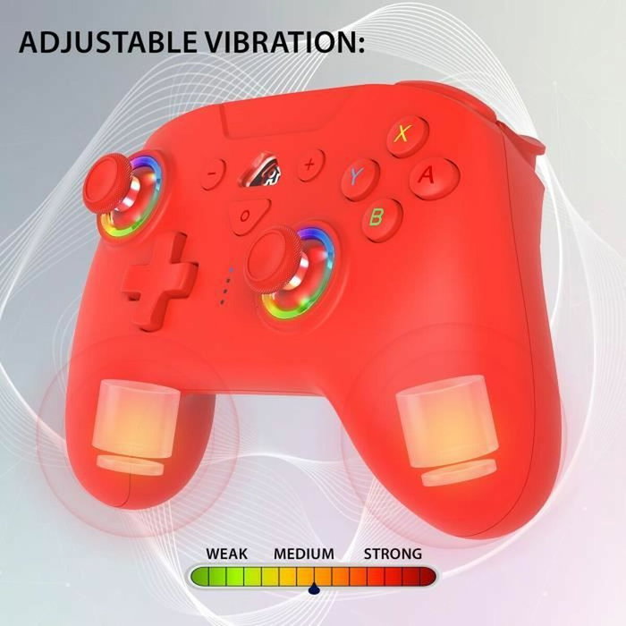 Subsonic Controlador inalámbrico M30 Rojo