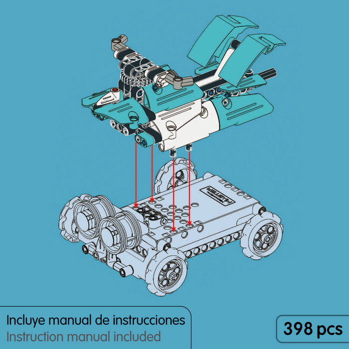 IM MASTER-SET CONST de 398 piezas