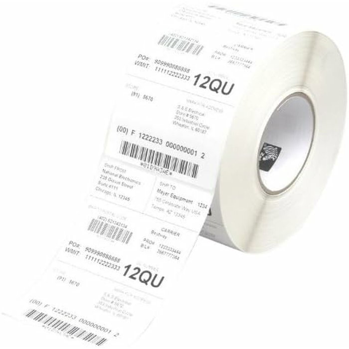 Zebra Z-Perform 1000T Etiquetas de Papel Blanco 102x38mm, 4 Rollos Zebra Z-Perform 1000T Etiquetas de Papel Blanco 102x38mm, 4 Rollos