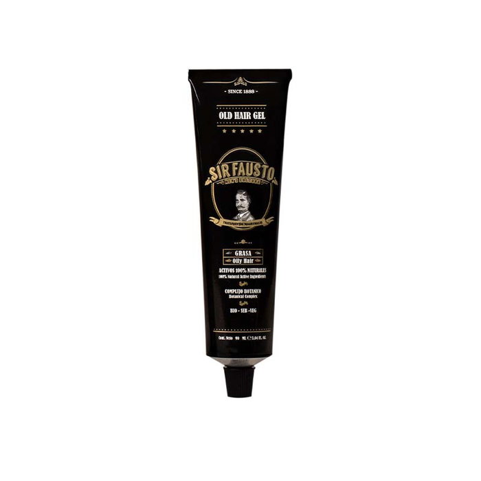 Sir Fausto Gel Grasa Magistral 90 ml - Tratamiento y regulación de la glándula sebácea, fijación media, no reseca el cabello