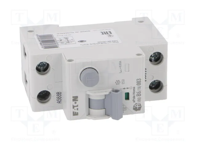 EATON ELECTRIC RCBO HNB-B6/1N/003 6A 30mA 1+N