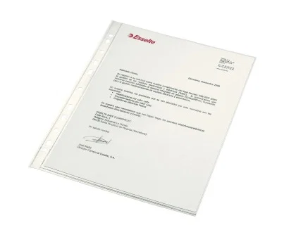 Esselte Funda Multitaladro Din A4 80 mc Cristal Esselte Funda Multitaladro Din A4 80 mc Cristal