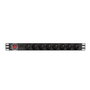 Lanberg Regleta Rack PDU 19 Pol 1U 16A 6x PL Negra