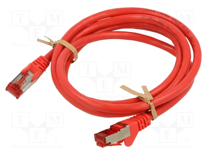 GOOBAY Patch Cord Cat 6 S/FTP Rojo 1,5m GOOBAY Patch Cord Cat 6 S/FTP Rojo 1,5m