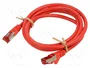 GOOBAY Patch Cord Cat 6 S/FTP Rojo 1,5m