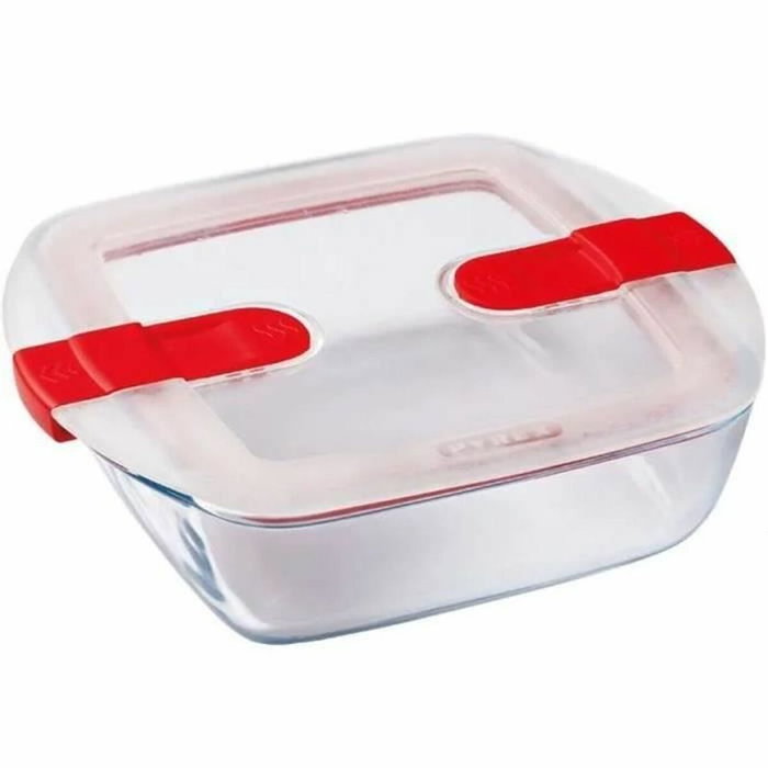 Pyrex® Cook&Heat Hermético Cuadrado de Vidrio - 1 L