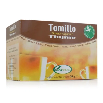SORIA NATURAL Infusión de Tomillo 20 filtros SORIA NATURAL Infusión de Tomillo 20 filtros