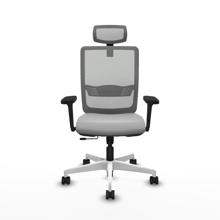 PIQUERAS Y CRESPO Silla de oficina Haches Gris con mecanismo Sincro/Traslack PIQUERAS Y CRESPO Silla de oficina Haches Gris con mecanismo Sincro/Traslack
