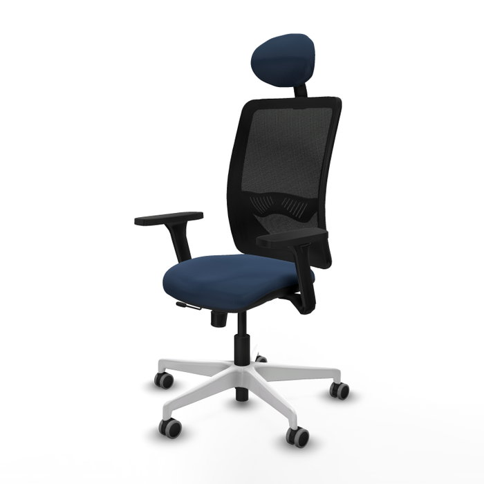 PIQUERAS Y CRESPO Silla de oficina Zulema Azul marino y Negro PIQUERAS Y CRESPO Silla de oficina Zulema Azul marino y Negro