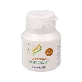 HELIOSAR Defensas Prodiosar 30 Cápsulas - Apoyo Inmunológico y Digestivo con Vitamina C, Prebióticos y Probióticos