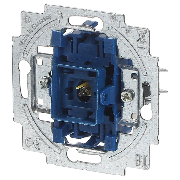 BUSCH-JAEGER Interruptor de control de basculación con lámpara de neón Azul 2CKA001022A0474 BUSCH-JAEGER Interruptor de control de basculación con lámpara de neón Azul 2CKA001022A0474
