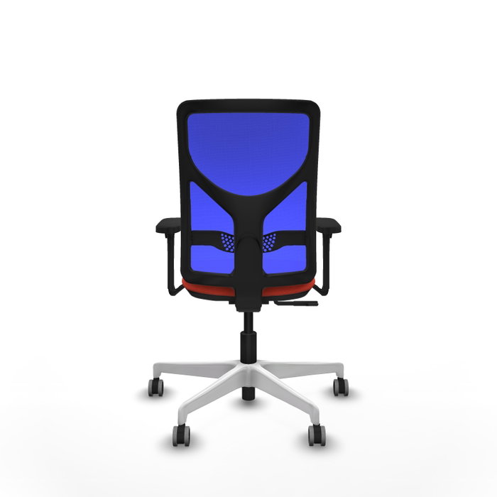PIQUERAS Y CRESPO Silla de oficina Motilla con Mecanismo Sincro, Brazos 3D, Azul y Naranja oscuro PIQUERAS Y CRESPO Silla de oficina Motilla con Mecanismo Sincro, Brazos 3D, Azul y Naranja oscuro