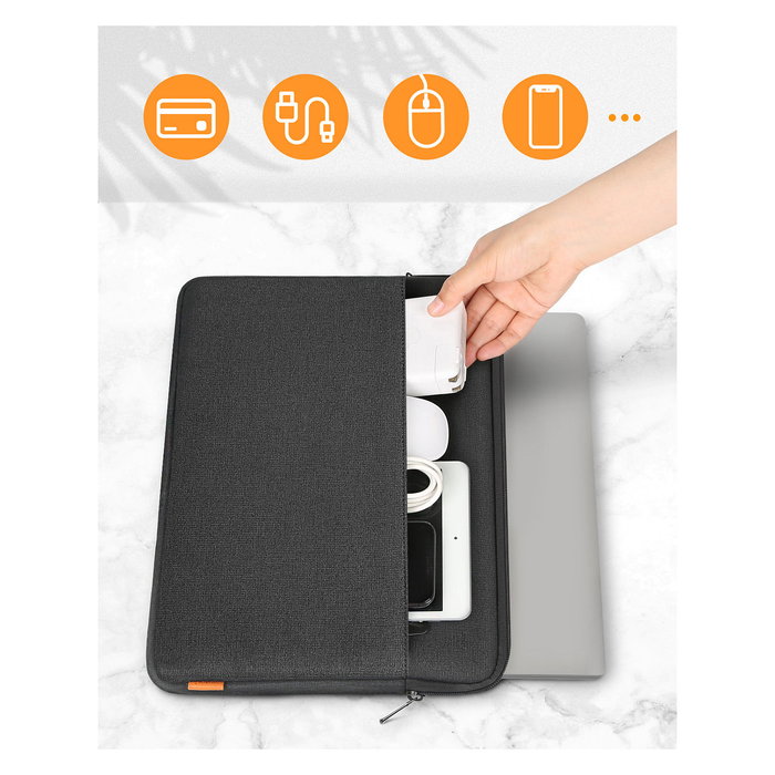 Inateck LB01005 Funda Portátil 15.6" para Laptop, Bolsa de Transporte y Protección Antisalpicaduras, Color Negro