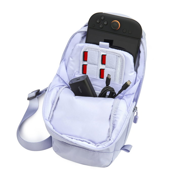 Belkin Gaming Crossbody Bag Nintendo Switch 2 Púrpura Belkin Gaming Crossbody Bag Nintendo Switch 2 Púrpura