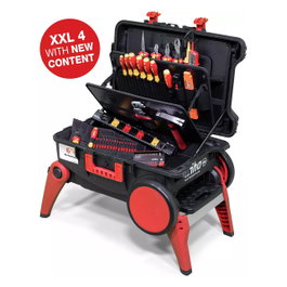 Wiha Werkzeug-Set XXL 4 electric, 80 piezas con maletín trolley