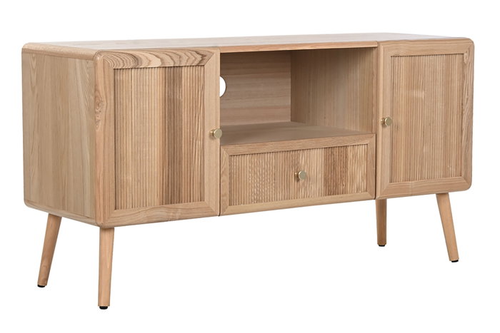 DKD Home Decor Mueble TV Haiarts md Scandi Natural 120 x 40 x 63 cm