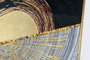 DKD Home Decor Cuadro Abstracto Aluminio y MDF 80x3,5x120 cm, Negro y Dorado