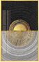 DKD Home Decor Cuadro Abstracto Aluminio y MDF 80x3,5x120 cm, Negro y Dorado