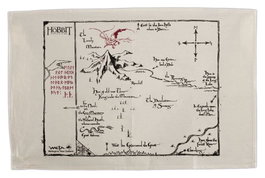El hobbit Paños de cocina Thorins Map 72 cm