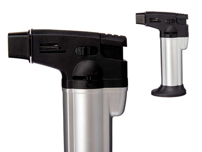 Kinvara Soplete Negro Plata 7.2x11x4 cm (Set de 24)