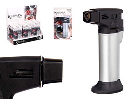 Kinvara Soplete Negro Plata 7.2x11x4 cm (Set de 24)