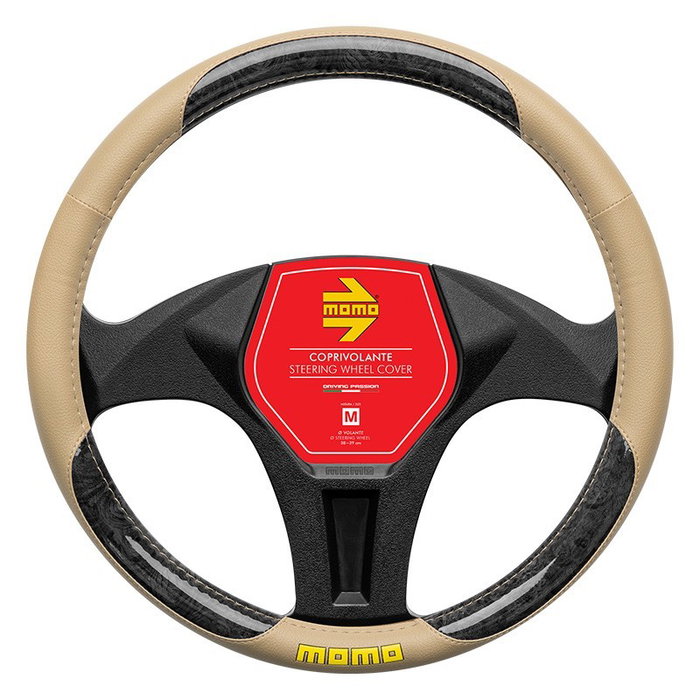 Momo Briar Funda para Volante Beige-Black 38-39cm Momo Briar Funda para Volante Beige-Black 38-39cm