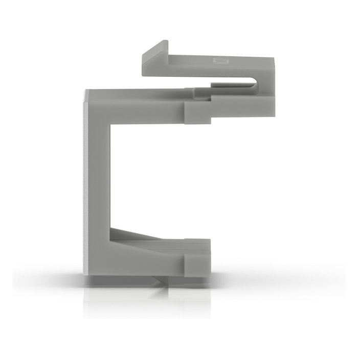 Ubiquiti UACC-Keystone-Blank-Insert-TH - Módulo Jack Keystone de Policarbonato, Blanco, 16.3 x 14.6 x 18 mm - Paquete de 12 unidades