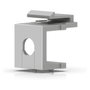 Ubiquiti UACC-Keystone-Blank-Insert-TH - Módulo Jack Keystone de Policarbonato, Blanco, 16.3 x 14.6 x 18 mm - Paquete de 12 unidades