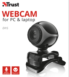 Trust Exis Webcam Black
