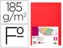 Liderpapel Subcarpeta de archivo folio rojo intenso 180g/m2