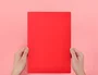 Liderpapel Subcarpeta de archivo folio rojo intenso 180g/m2
