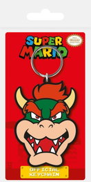 Super Mario Llavero caucho Bowser 6 cm