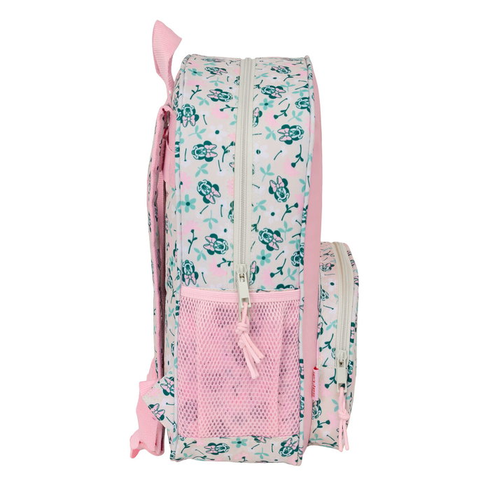 Mochila Escolar Minnie Mouse Minty Rosa 32 x 38 x 12 cm